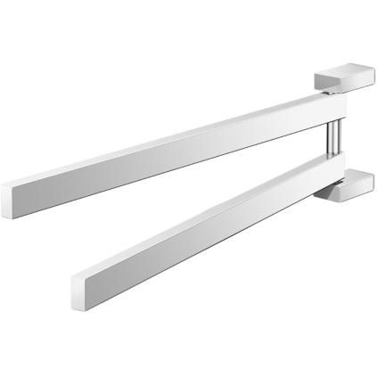Nosač za ručnike LINEA, 44 cm, dvostruki, polirani, nehrđajući čelik, Zack