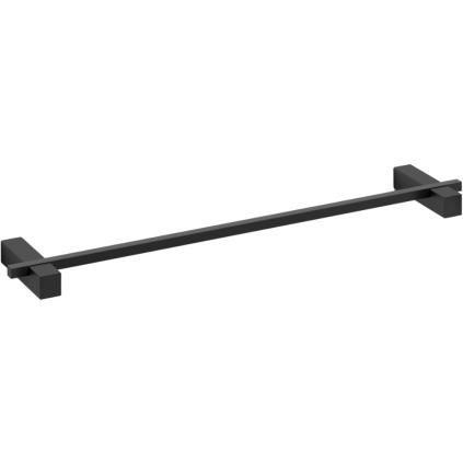Nosač za ručnike CARVO, 51 cm, crna, nehrđajući čelik, Zack