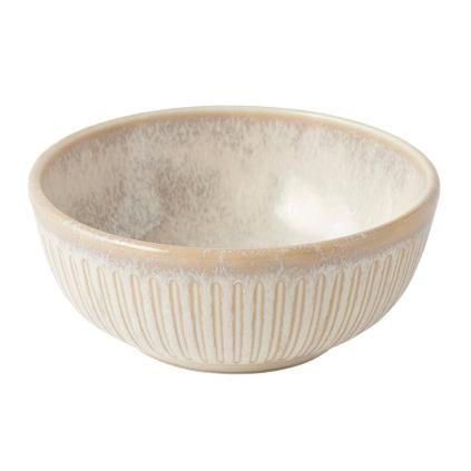 Zdjela RIDGED ALABASTER, 160 ml, krem, keramika, MIJ