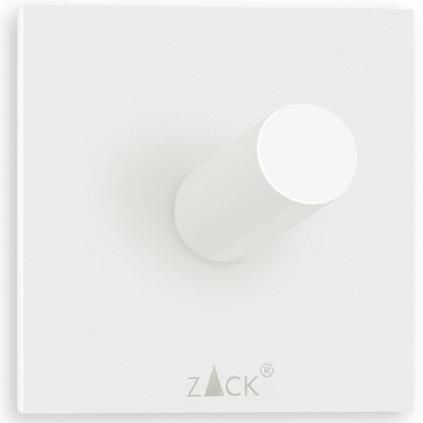 Kukica za ručnike, 5 cm, bijela, nehrđajući čelik, Zack