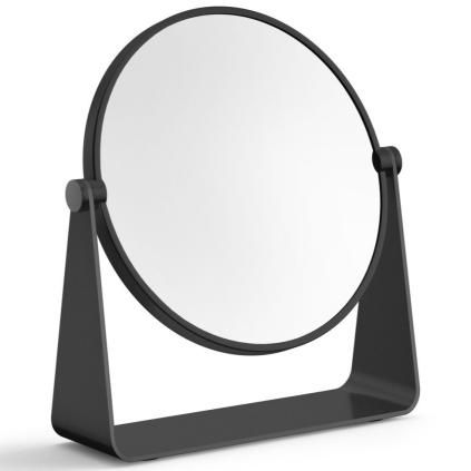 Kozmetičko ogledalo TARVIS, 18 cm, crna, nehrđajući čelik, Zack