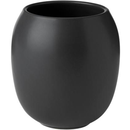 Čaša za zubne četkice FJORD, 10 cm, crna, kamenina, Stelton