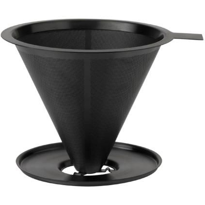 Kapalica za sporo kuhanje s filtrom NOHR, crna, nehrđajući čelik, Stelton