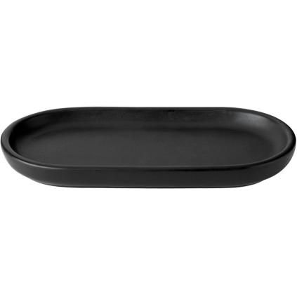 Stalak za sitnice FJORD, 18 cm, crna, kamenina, Stelton