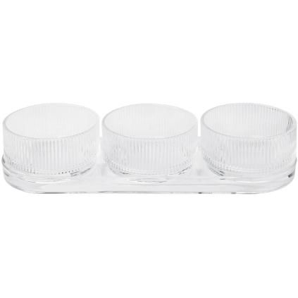 Tapas set PILASTRO, 30 cm, prozirno, staklo, Stelton