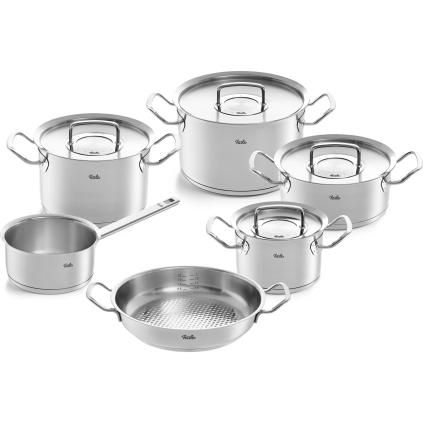 Set posuđa ORIGINAL PROFI + tava za posluživanje ORIGINAL PROFI, set od 6 kom, Fissler