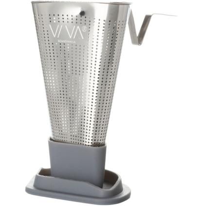 Infuzor za čaj INFUSION, 9 cm, siva, nehrđajući čelik, Viva Scandinavia