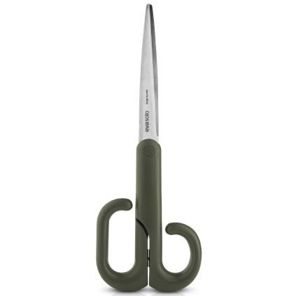 Kuhinjske škare GREEN TOOLS 24 cm, zelena, plastika, Eva Trio