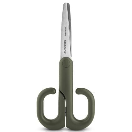 Kuhinjske škare GREEN TOOLS 16 cm, zelena, plastika, Eva Trio