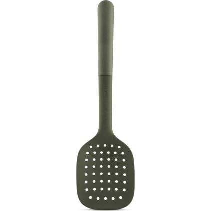 Žlica cjedilo GREEN TOOLS 29 cm, zelena, plastika, Eva Trio