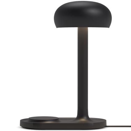 Stolna lampa EMENDO, 29 cm, sa Qi bežičnim punjačem, crna, Eva Solo