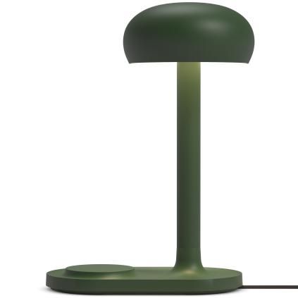 Stolna lampa EMENDO, 29 cm, sa Qi bežičnim punjačem, smaragdno zelena, Eva Solo