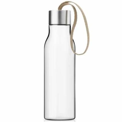 Boca za piće 500 ml, biserno bež remen, plastika, Eva Trio