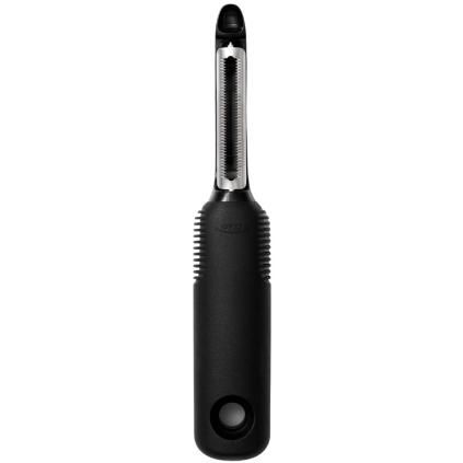 Gulilica za povrće GOOD GRIPS, 18 cm, nazubljena, crna, plastika, OXO