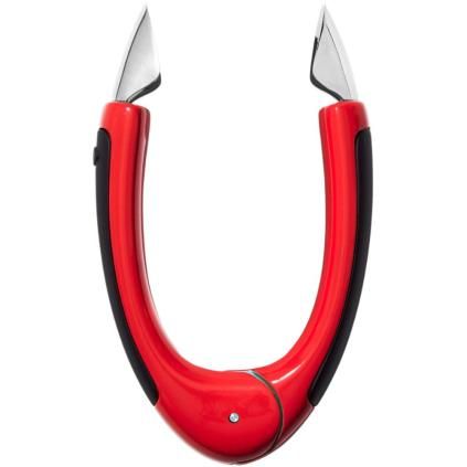 Ljuštilica za jagode GOOD GRIPS, 9 cm, crvena, plastika, OXO