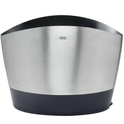 Ocjeđivač pribora za jelo GOOD GRIPS, 21 cm, siva, nehrđajući čelik, OXO