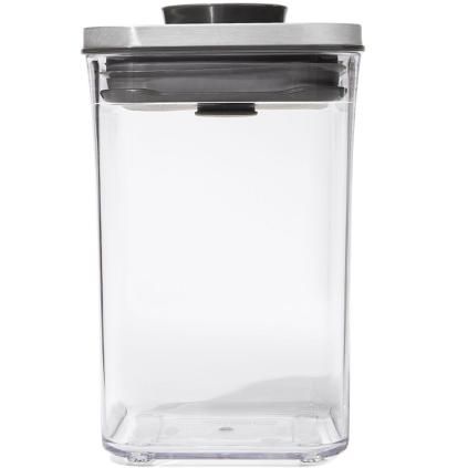 Kuhinjska posuda za pohranu POP STEEL, 1,0 l, kockasta mala, plastika, OXO