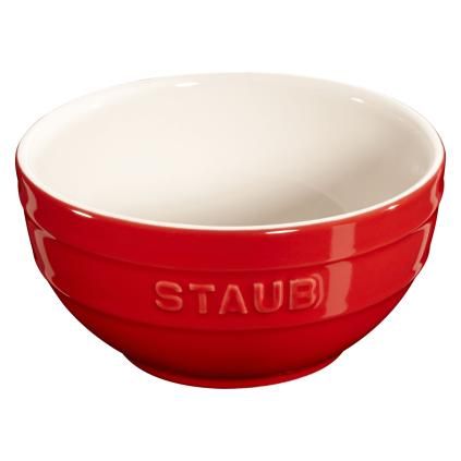 Zdjela, 400 ml, crvena, keramika, Staub