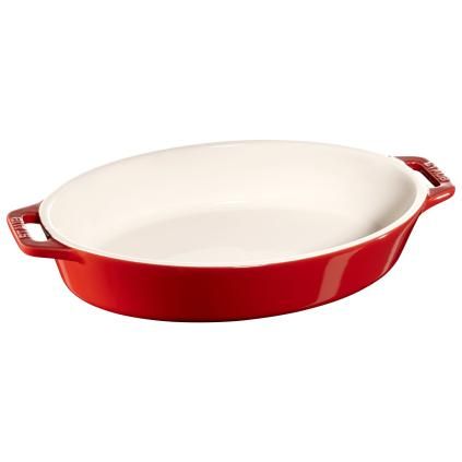 Posuda za pečenje, 23 cm, crvena, keramika, Staub