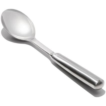 Žlica za posluživanje STEEL 27 cm, srebrna, nehrđajući čelik, OXO