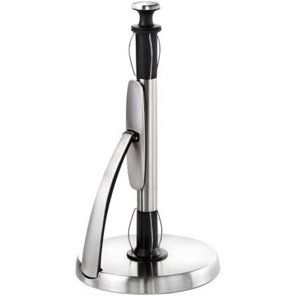 Držač papirnatih ručnika GOOD GRIPS, 31 cm, srebrna, nehrđajući čelik, OXO