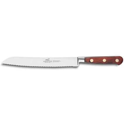 Pekarski nož SAVEUR, 20 cm, mesingane zakovice, smeđa, Lion Sabatier