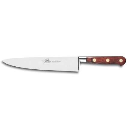 Kuharski nož SAVEUR, 20 cm, mesingane zakovice, smeđa, Lion Sabatier
