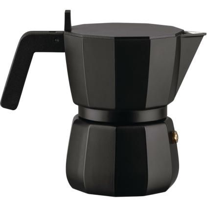 Aparat za moka kavu MOKA, 150 ml, crna, aluminij, Alessi