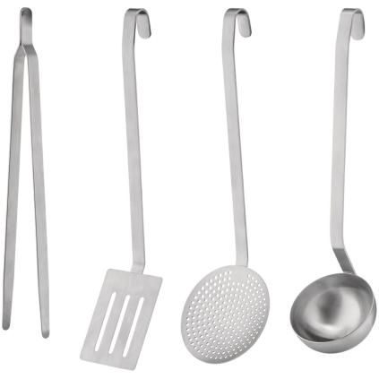 Kuhinjski dodaci CONVIVIO, set od 4 kom, nehrđajući čelik, Alessi