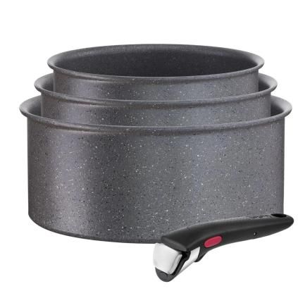 Set posuđa za jelo INGENIO NATURAL FORCE L3969002, set od 4 kom, neprijanjajuća površina, Tefal