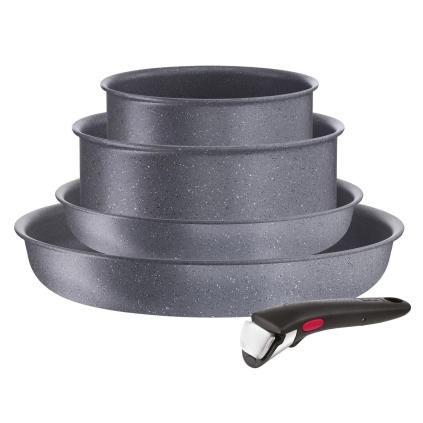 Set posuđa za jelo INGENIO NATURAL FORCE L3969053, set od 5 kom, neprijanjajuća površina, Tefal