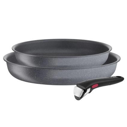 Komplet tava INGENIO NATURAL FORCE 22 cm i 26 cm, set od 3 kom, neprianjajuća, Tefal