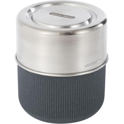Kutija za užinu, 450 ml, siva, staklo, Black+Blum