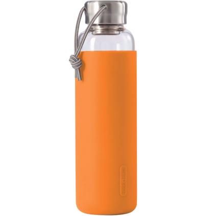 Boca za vodu, 600 ml, narančasta, staklo, Black+Blum