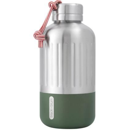Boca za vodu EXPLORER, 650 ml, maslinasta, nehrđajući čelik, Black+Blum