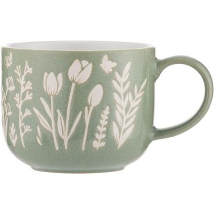 Šalica IN THE MEADOW, 400 ml, zelena, kamenina, Mason Cash