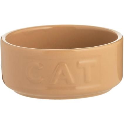 Zdjela za mačke PETWARE CANE, 13 cm, cimet, kamenina, Mason Cash