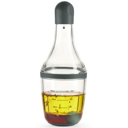 Dozator za ulje i ocat, 180 ml, siva, plastika, Lékué