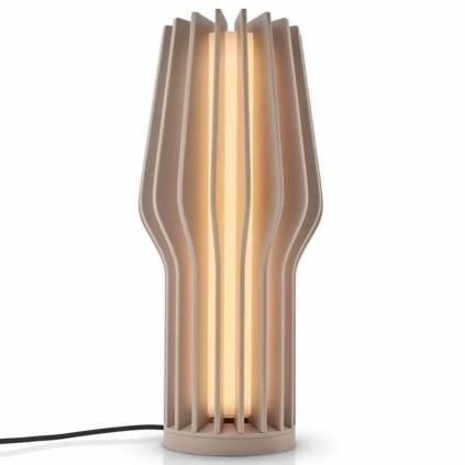 Prenosiva stolna lampa RADIANT, 25 cm, LED, biserno bež, plastika, Eva Solo