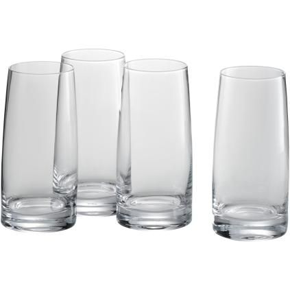 Visoka čaša KINEO, 360 ml, set od 4 kom, prozirno, staklo, WMF