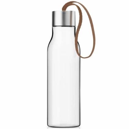Boca za vodu 500 ml, mocca remen, plastika, Eva Trio