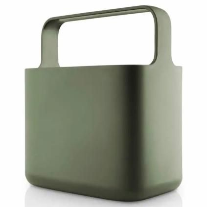 Kuhinjski organizator GREEN TOOLS 20 cm, zelena, plastika, Eva Trio