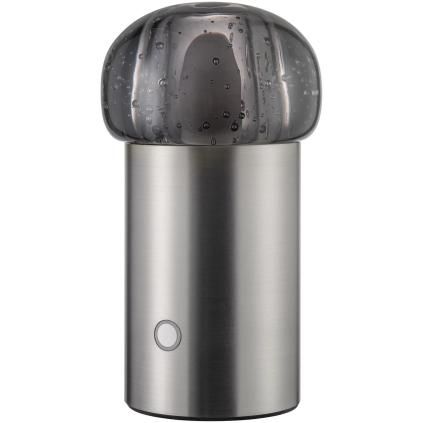 Prenosiva stolna lampa IRIS, 18 cm, LED, srebrna, aluminij, Blomus