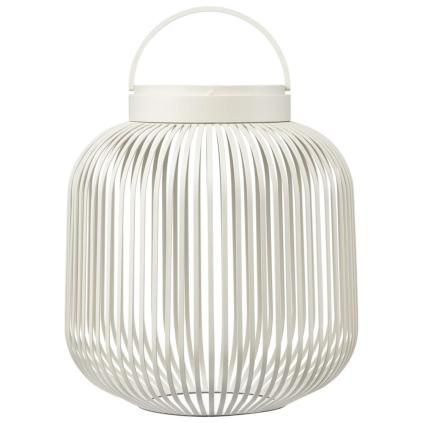 Prenosiva stolna lampa LITO M, 30,5 cm, LED, svileno siva, čelik, Blomus