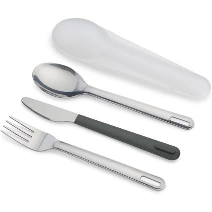 Set pribora za jelo GOEAT 81126, putovanje, set od 3 kom, nerezová ocel, Joseph Joseph