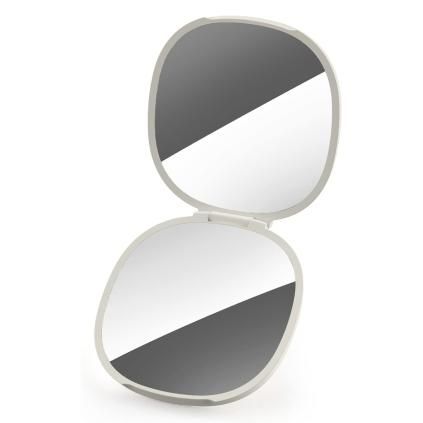 Džepno ogledalo VIVA 75006, 8 cm, krem, plastika, Joseph Joseph