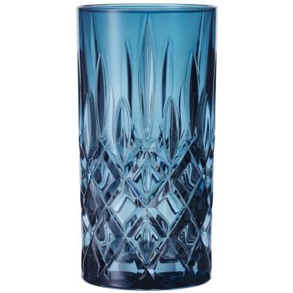 Visoka čaša NOBLESSE COLORS, 395 ml, set od 2 kom, plava, Nachtmann