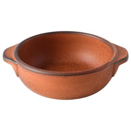 Posuda za pečenje DONABE, 15 cm, narančasta, keramika, MIJ
