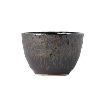 Sake čaša, 30 ml, crna, keramika, MIJ