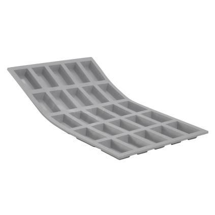 Profesionalni silikonski kalup za 25 mini kiflica,  Elastomoule® de Buyer